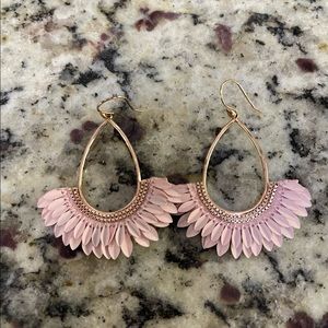Stella & Dot Pink Pegasus Earrings